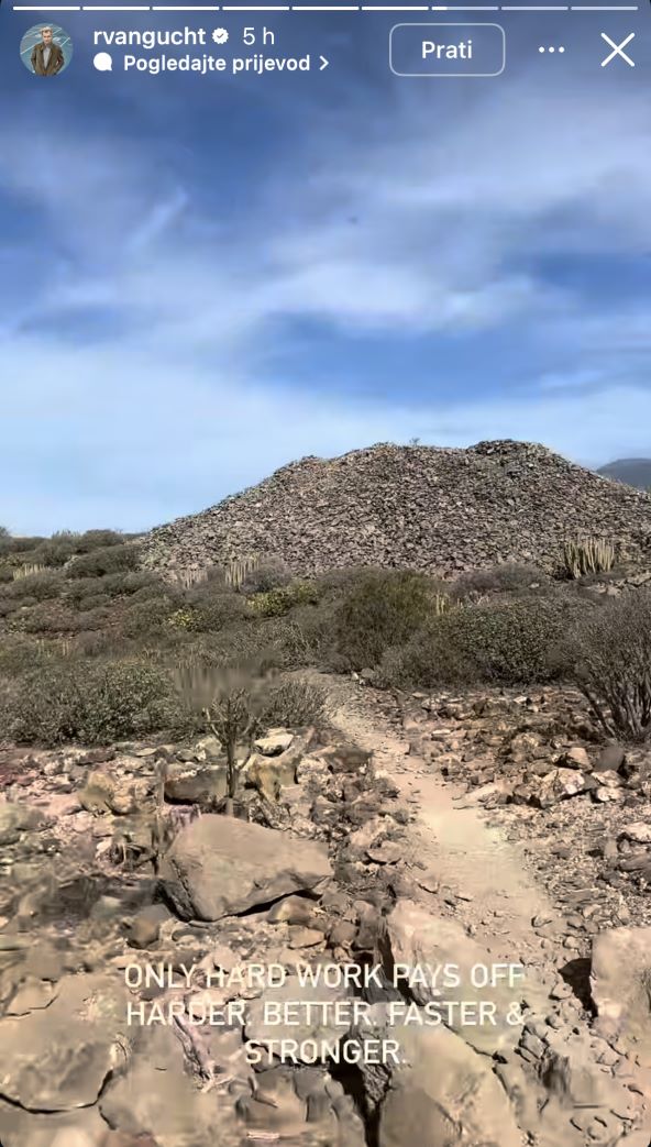 Ruben Van Gucht objavio snimku na kojoj trči