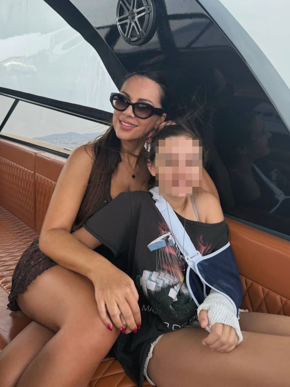 Žanamari Perčić s kćeri Gabrijelom