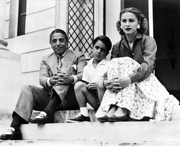 Athina Mary Onassis, Aristotle Onassis i Alexander Onassis
