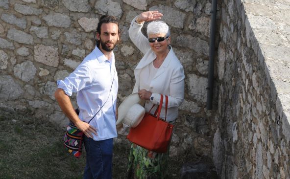 Jadranka Kosor sa sinom Lovrom