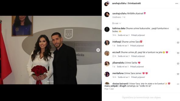 Lirim Kastrati i Sara Hajrullahu Kastrati