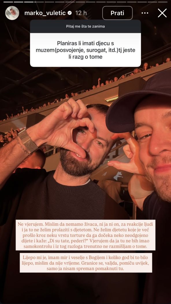 Marko Vuletić odgovarao na pitanja pratitelja