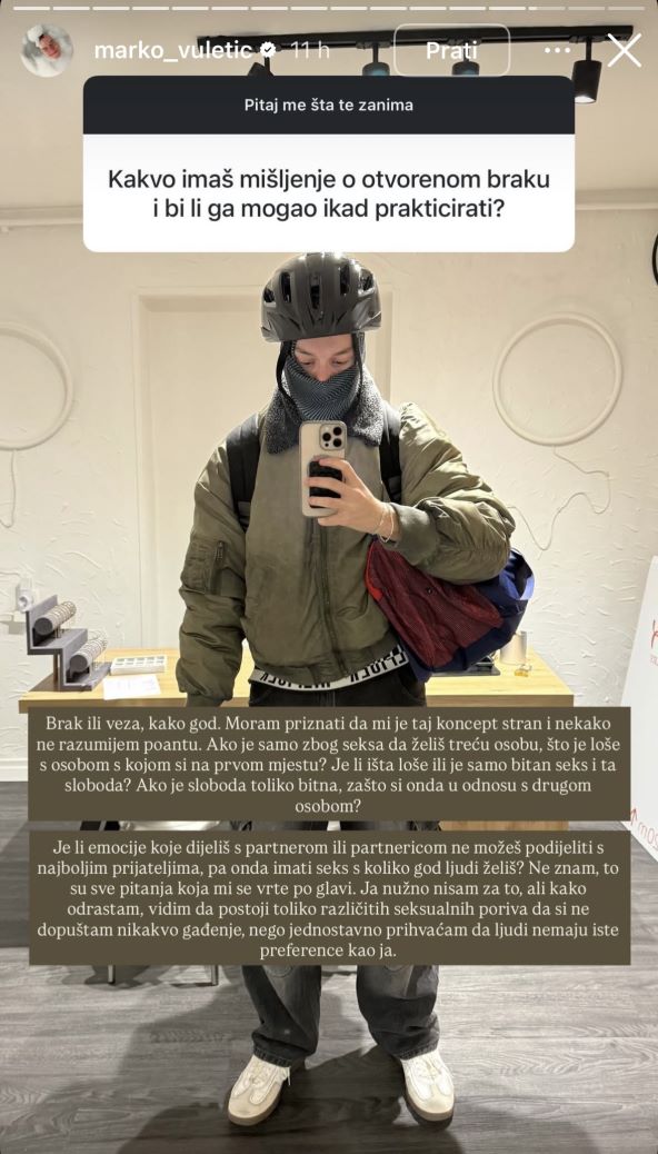 Marko Vuletić odgovarao na pitanja pratitelja