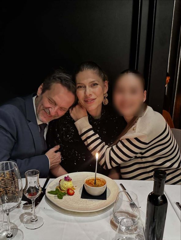 Ante Gelo, Jelena Perčin i njena kći Lota