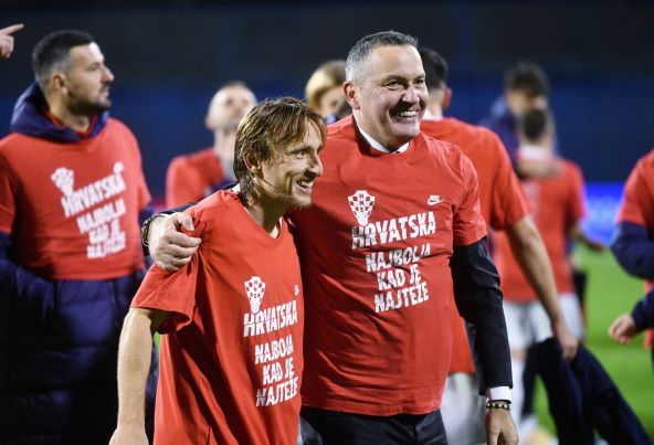 Marijan Kustić i Luka Modrić