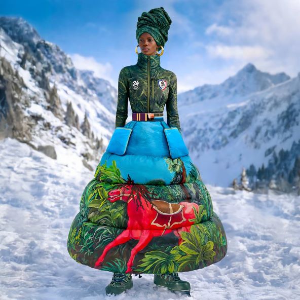 Olimpijske igre Milano 2026 uniforme Haiti