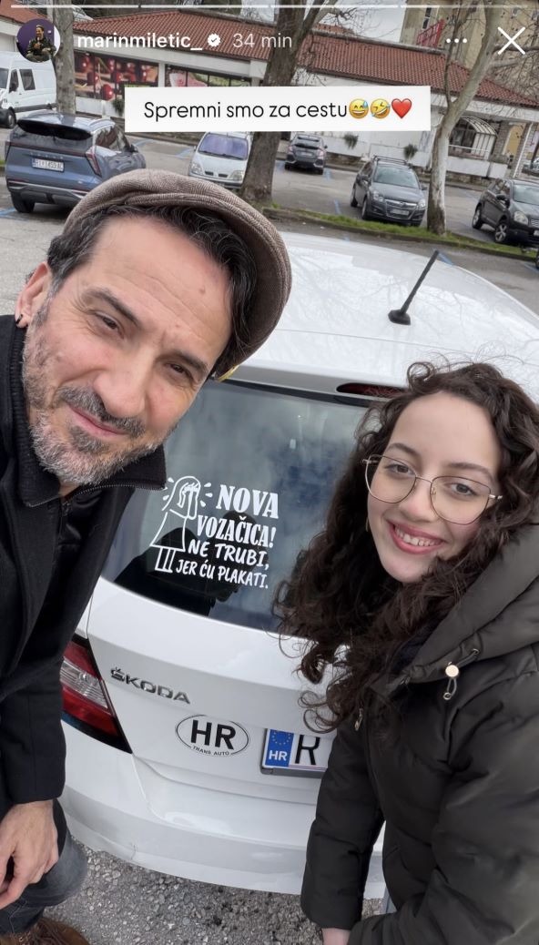 Marin Miletić s kćeri Lucijom