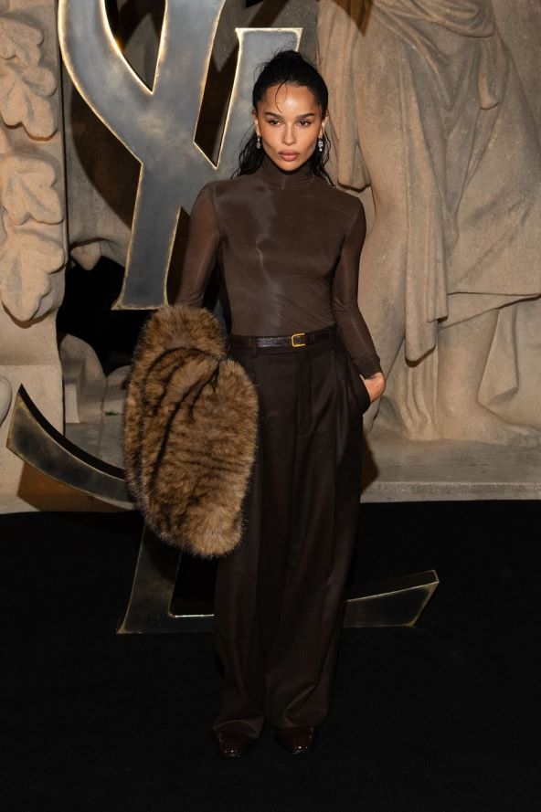 Saint Laurent FW26 Zoe Kravitz