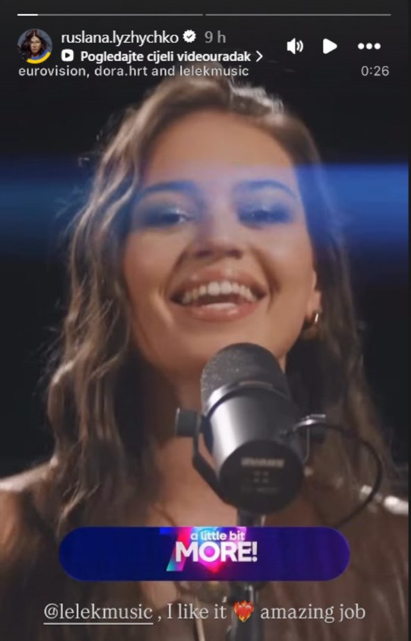 Ruslana pohvalila grupu Lelek