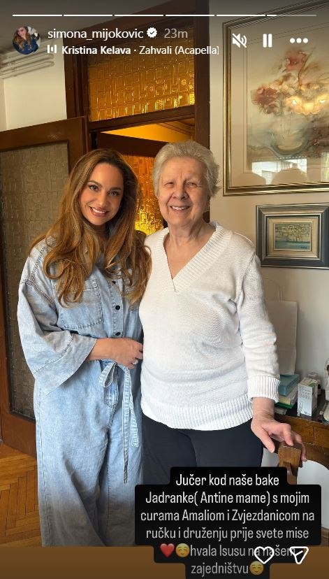 Simona Mijoković i majka Ante Gotovca
