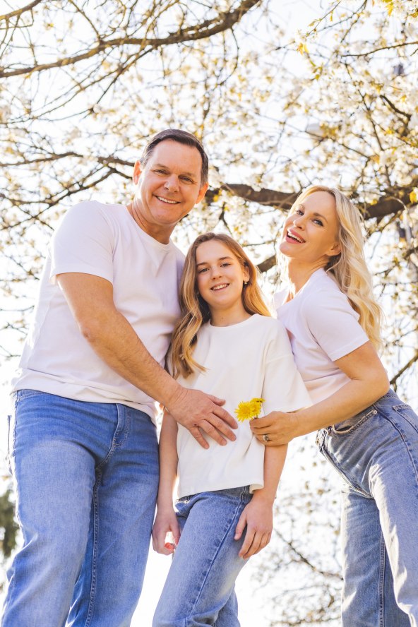 Emina Pršić Prasnikar sa suprugom i kćeri