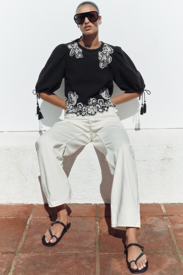 Zara košulja puff rukavi