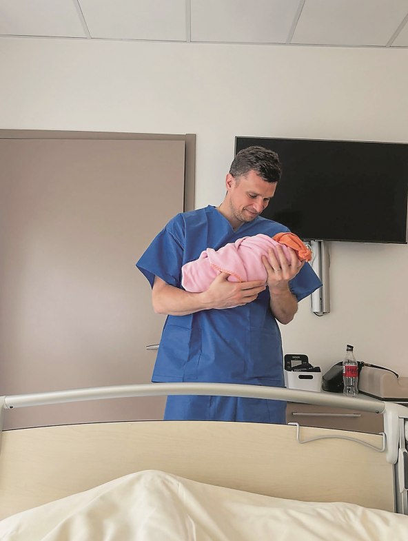 Marin Dadić s kćeri