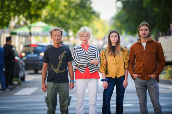 Max Juričić i Vanja Matujec s kćeri Katarinom i sinom Rokom