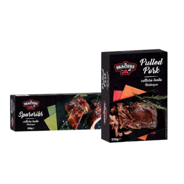 Spareribs i pulled pork