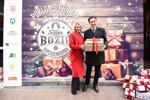Domaće zvijezde podržale projekt 'Poklon s pričom – Story Super Božić sa Superseniorima'