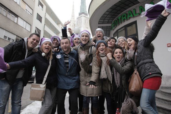 Saša Lozar razveselio Zagrepčane slatkim iznenađenjem 