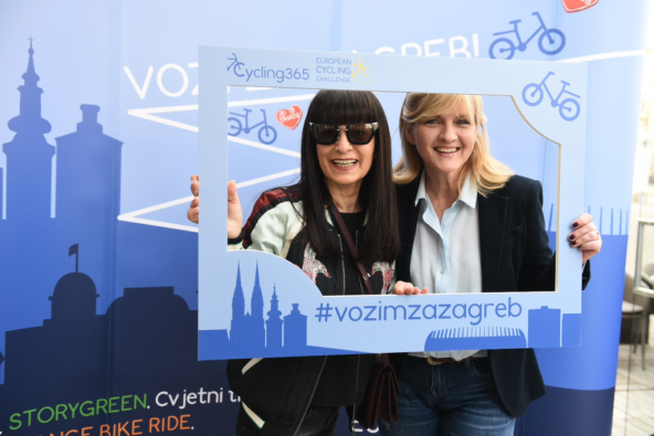 Poznate face voze za Zagreb u projektu 'Europski biciklistički izazov 2016.'