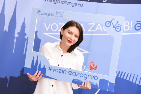 Poznate face voze za Zagreb u projektu 'Europski biciklistički izazov 2016.'