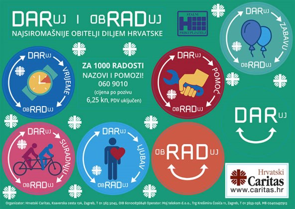 DARUJ I OBRADUJ I ove godine mislimo na one kojima treba pomoć