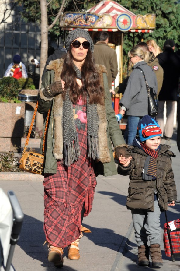 Trudna Olja Vori na špici sa sinom Petrom  