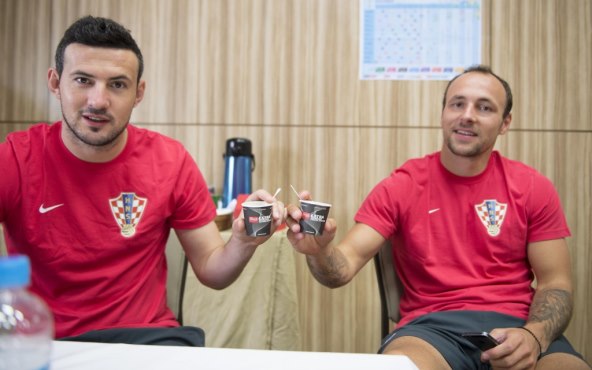 Hrvatski reprezentativci i u Brazilu uživaju u Franck kavi