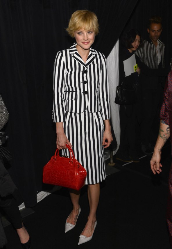 Koja fashionista bolje nosi prugice Marca Jacobsa? Jessica Stam ili Miley Cyrus?