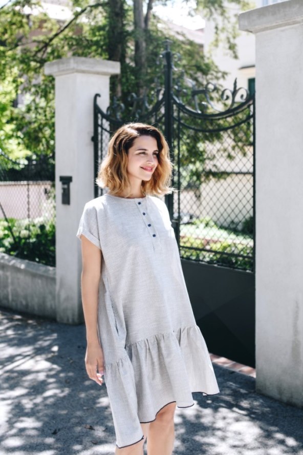 Glumica i voditeljica Doris Pinčić Rogoznica u kampanji domaćeg modnog brenda