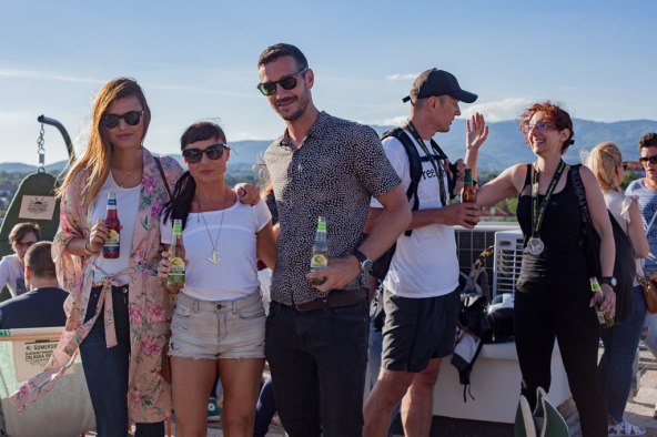 Anita Dujić pronašla osvježenje u vrućem Zagrebu