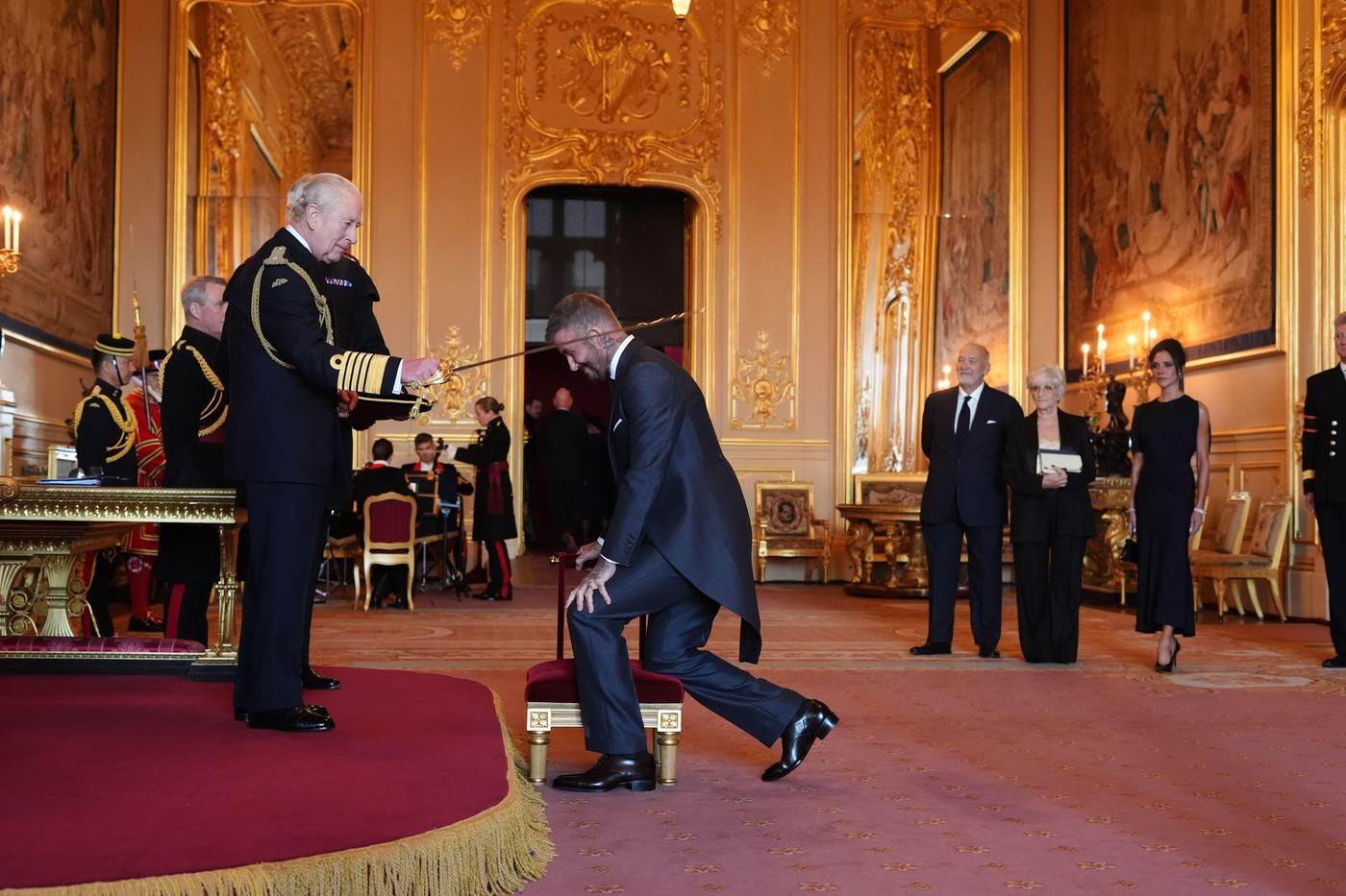 David Beckham i kralj Charles III.