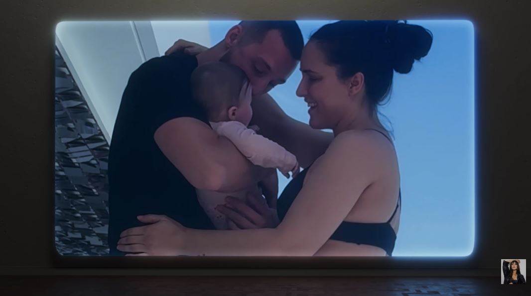 Lana Jurčević s partnerom i kćeri