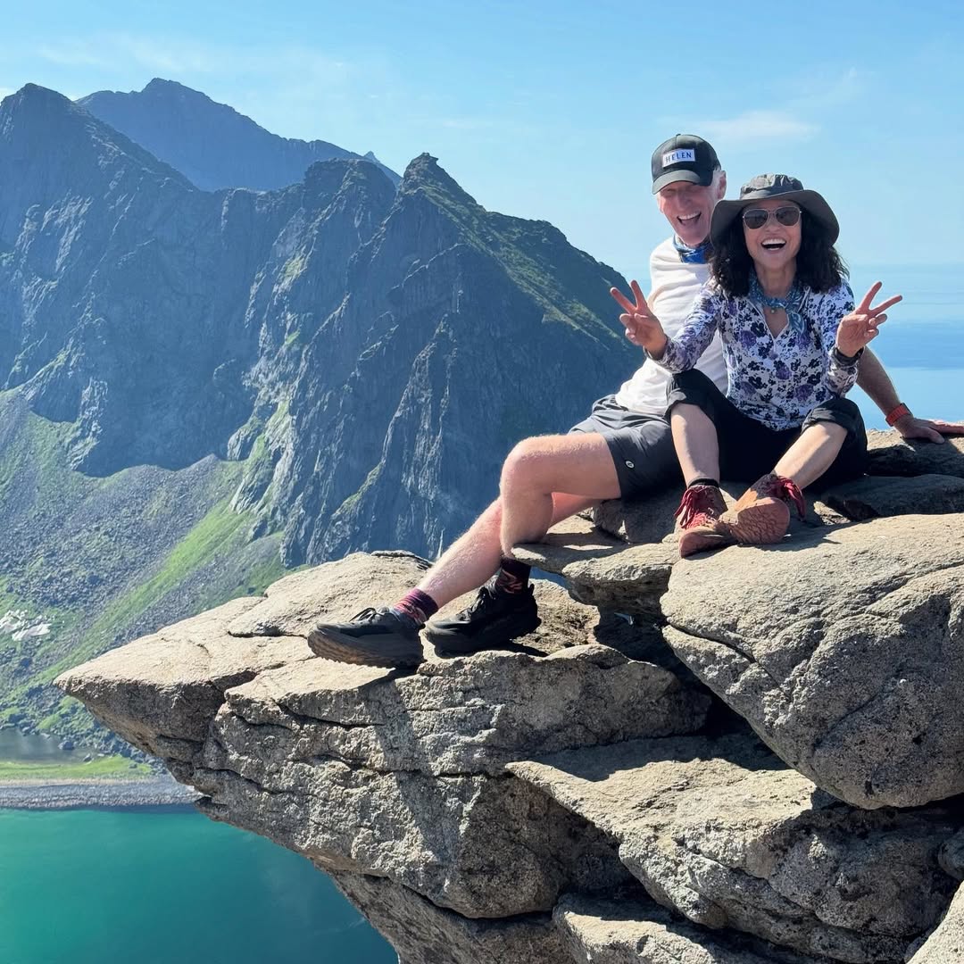 Julia Louis-Dreyfus sa suprugom