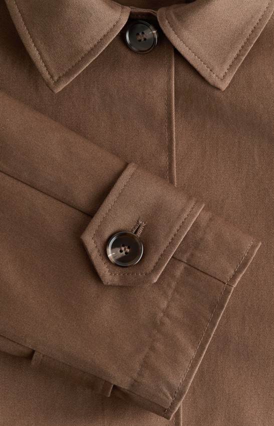 Trench-look cotton jacket/HM/12,99 EUR