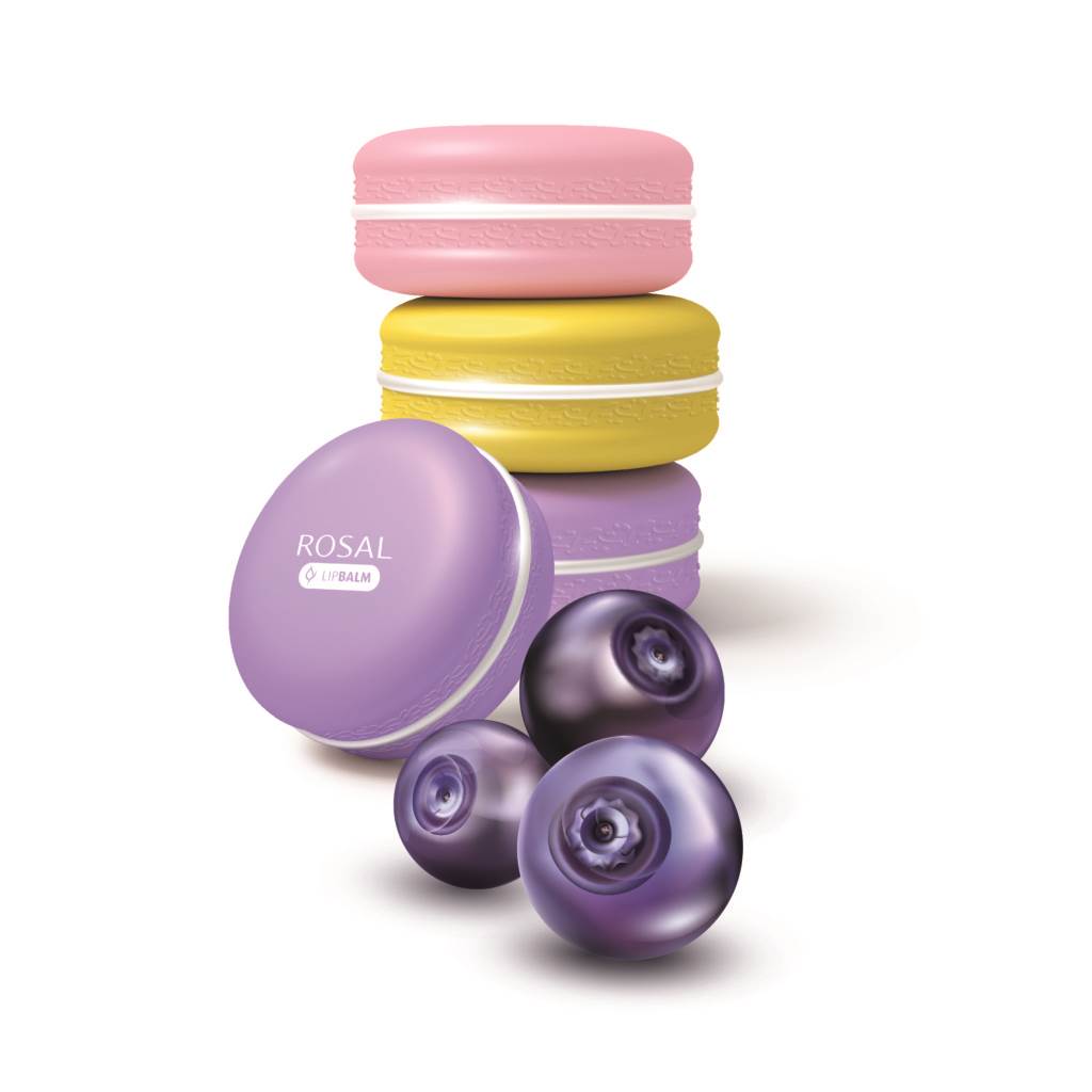 BRAND MEĐU SLATKIŠIMA ROSAL Lip Balm Macarons