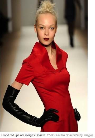 NYFW: Glam vampirski look