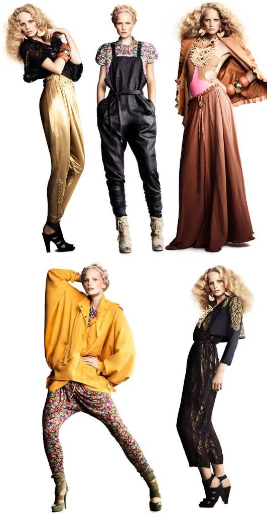 Obojano u H&M - proljeće 2010. ponovo donosi oštre siluete 80-ih