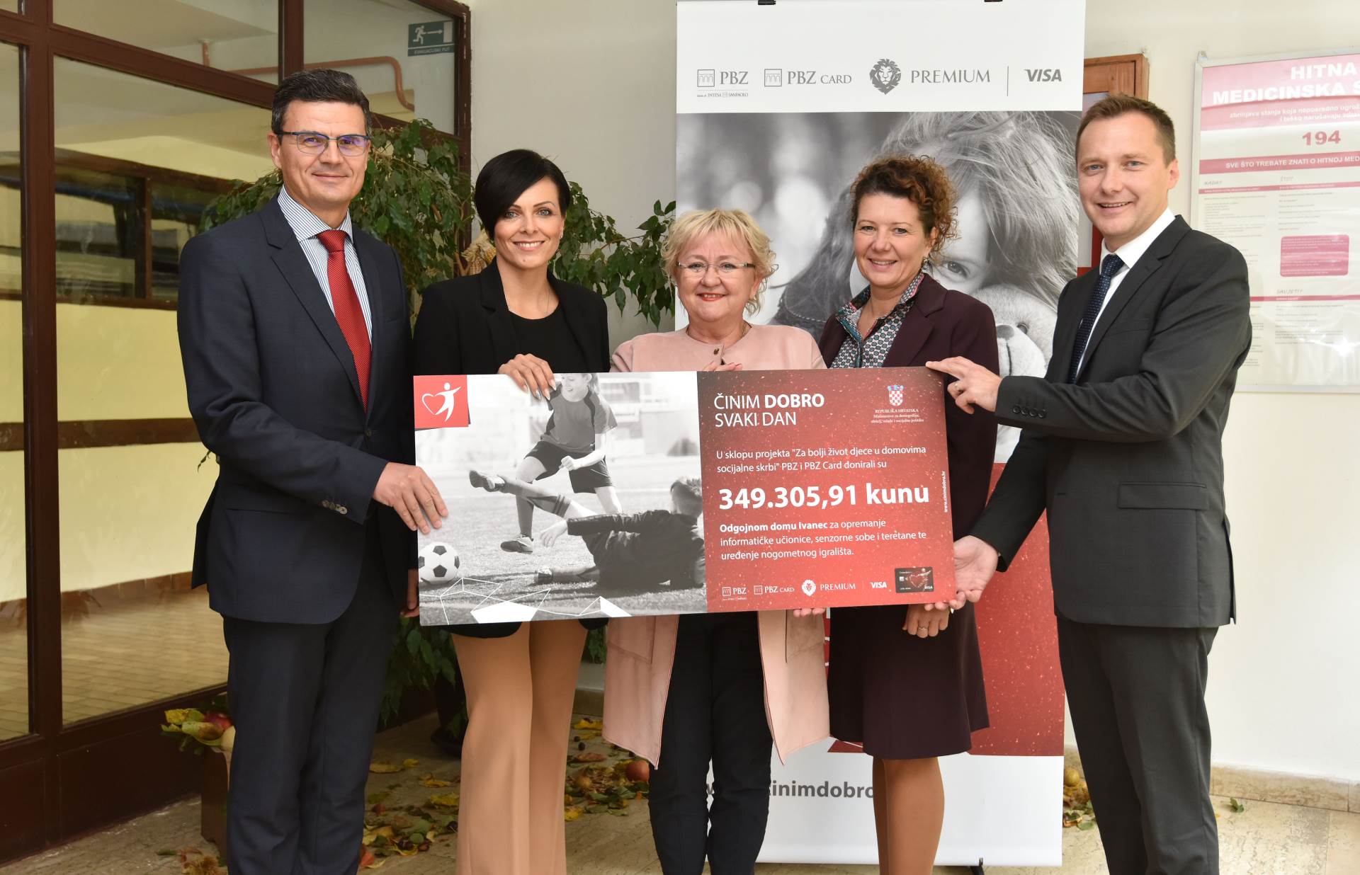 PBZ Grupa dodijelila 40. donaciju u okviru projekta "Činim dobro svaki dan“