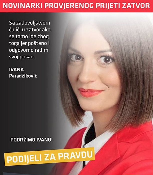 Odlazak u zatvor voditeljice Nove TV pokrenuo histeriju