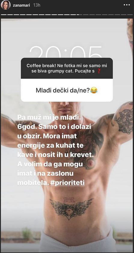 Žanamari otvoreno je priznala da je mlađe slađe.