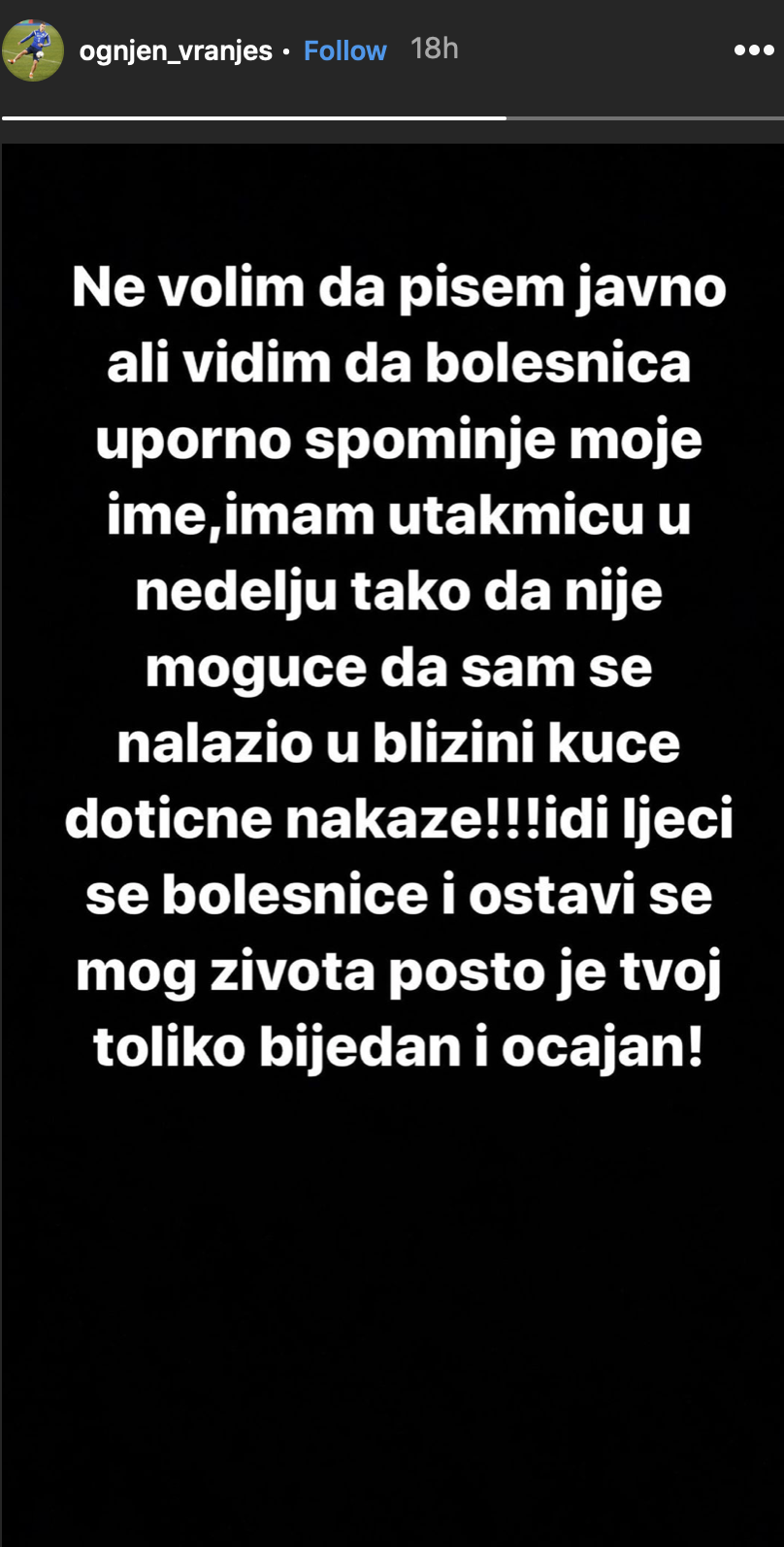 Vranješ odgovorio na Karleušine optužbe: 'Život ti je bijedan i očajan'