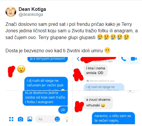 Vijest koja je shrvala Deana Kotigu