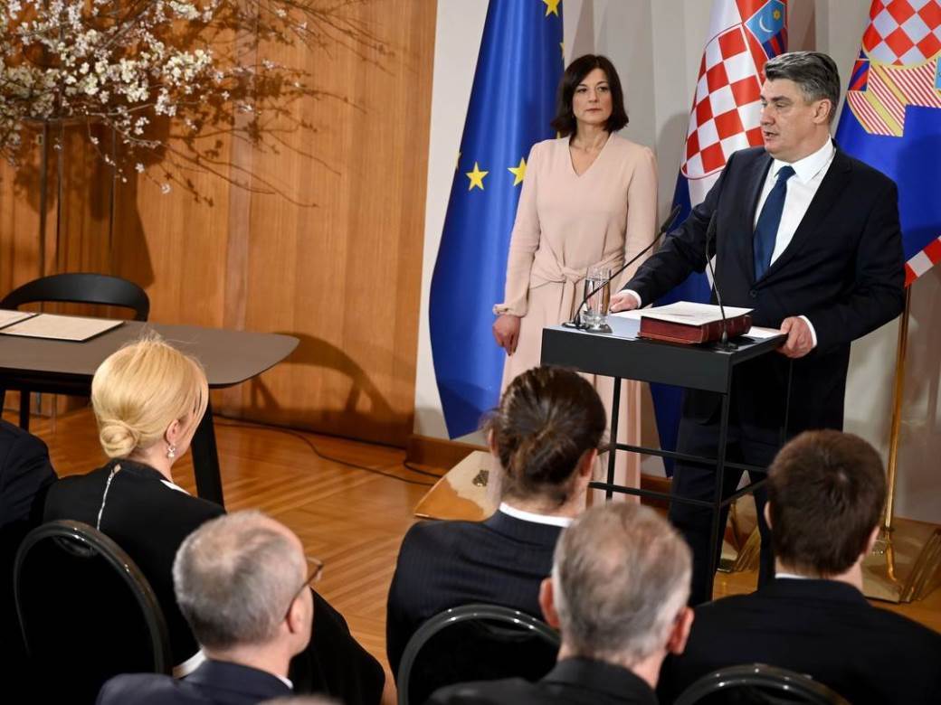 Zoran Milanović i Sanja Musić Milanović na inauguraciji