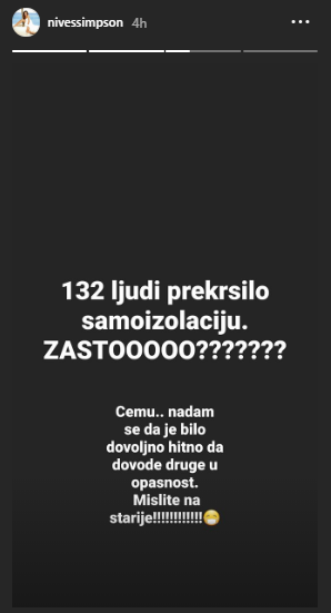 Nives Ivanišević ogorčena na neodgovorne Hrvate: 'Zašto?!!'