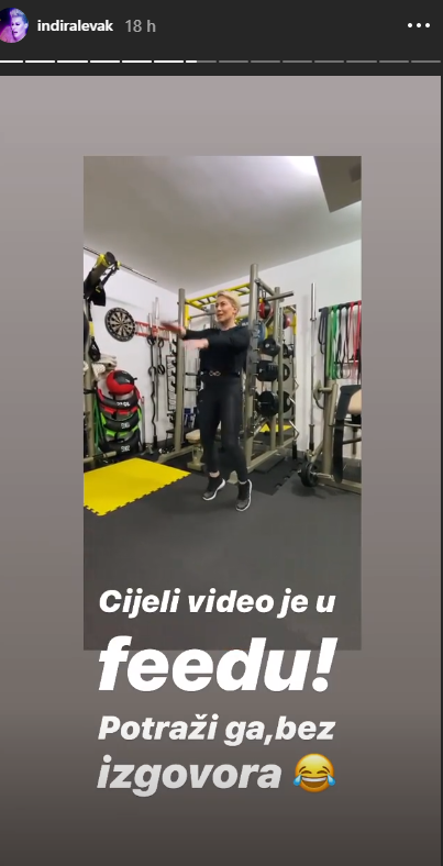 TRENIRAJ S INDIROM Vježbe koje se mogu izvoditi kod kuće