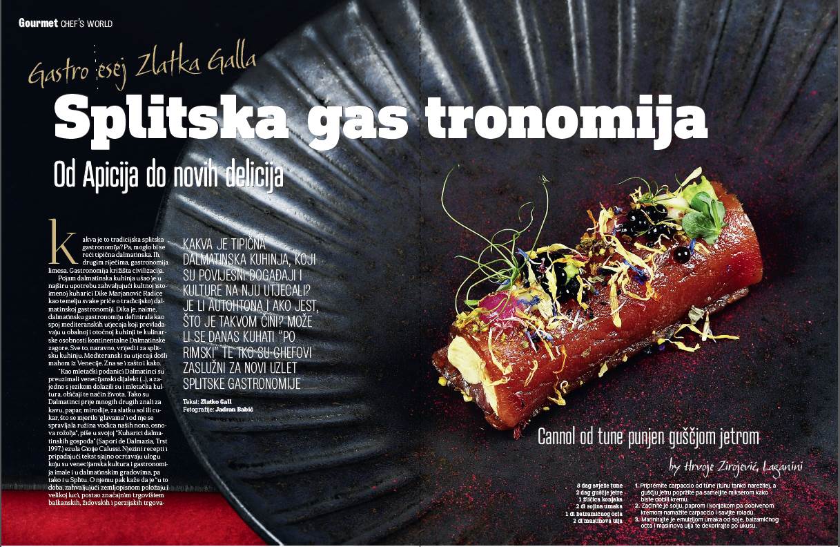 Gastro esej Zlatka Galla