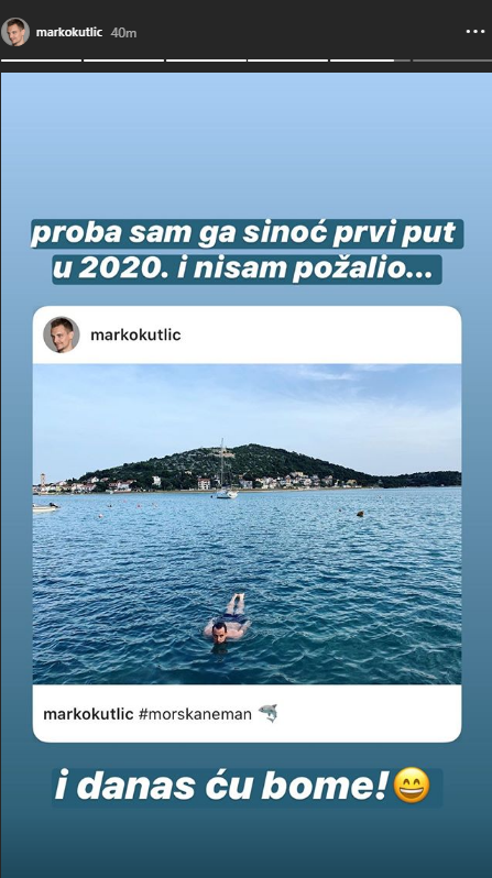 HRABRO Marko Kutlić: 'Probao sam prvi put'