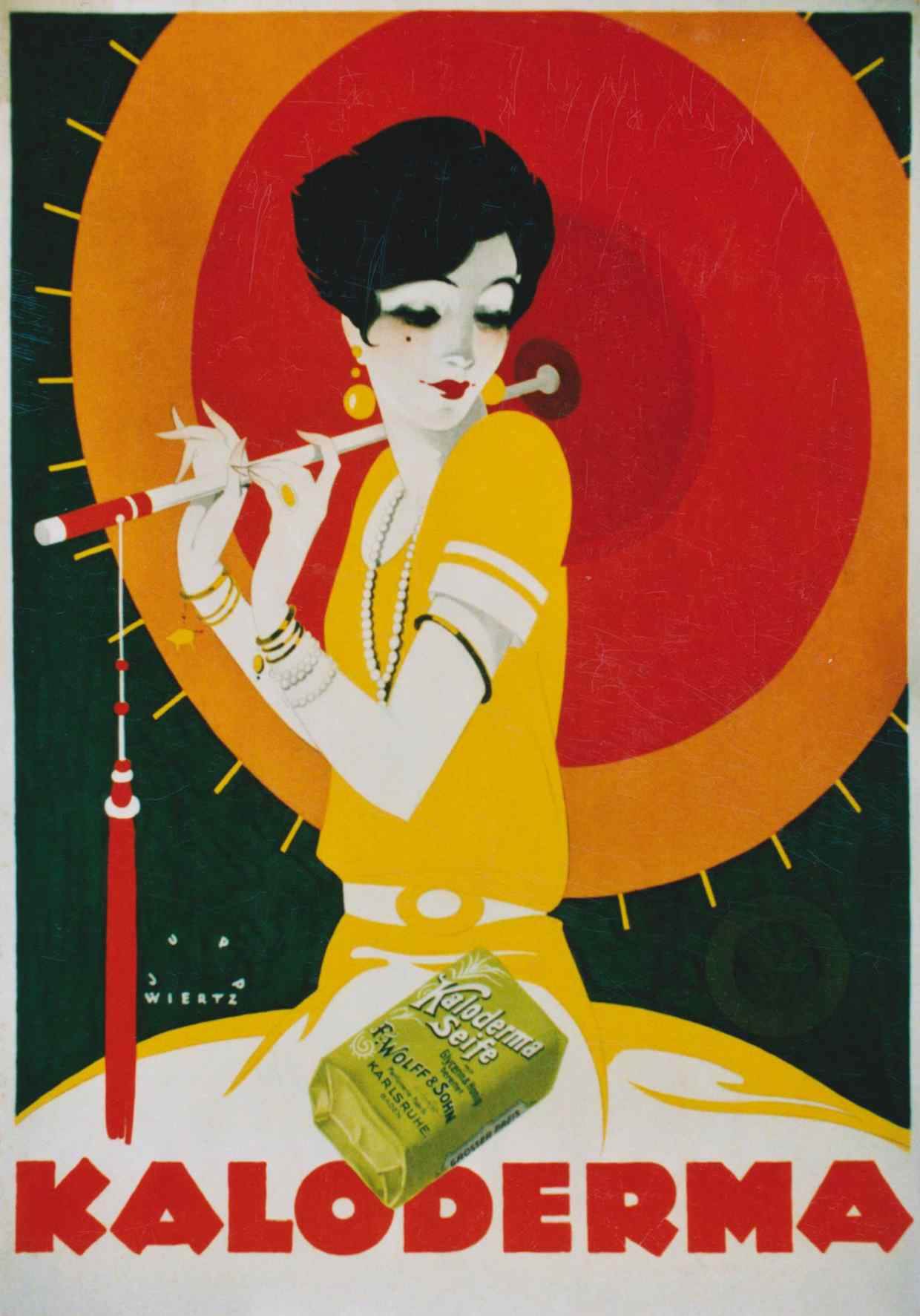 Eric Kellenberger’s rare 1927 Jupp Wiertz Kaloderma soap poster