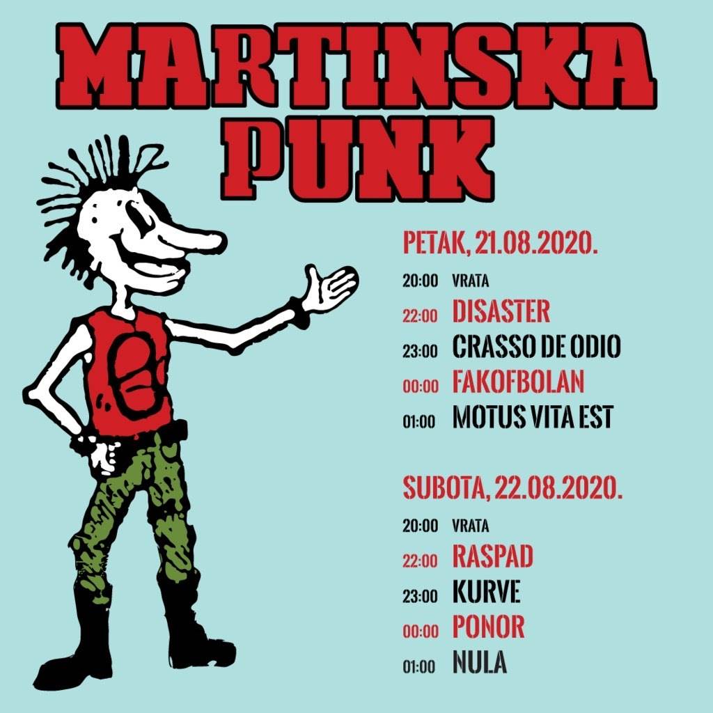 Martinska Punk ovog vikenda predstavlja ponajbolja imena domaće scene