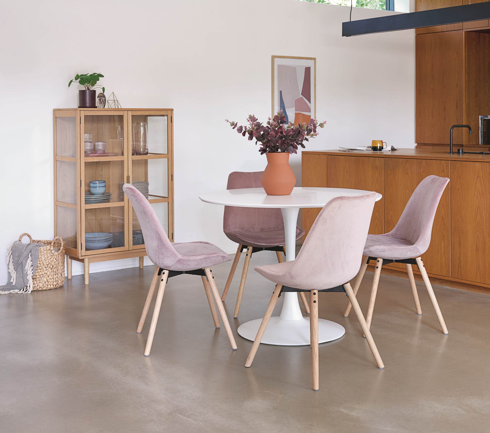 Ženstvena jesen u ružičastom tonu