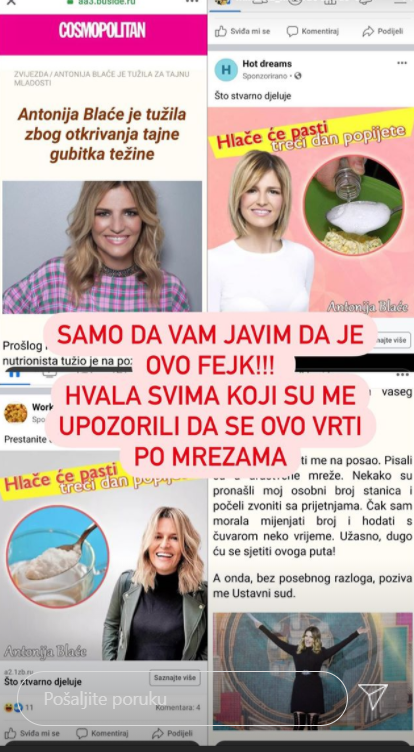 Antonija Blaće je postala žrtvom prevare